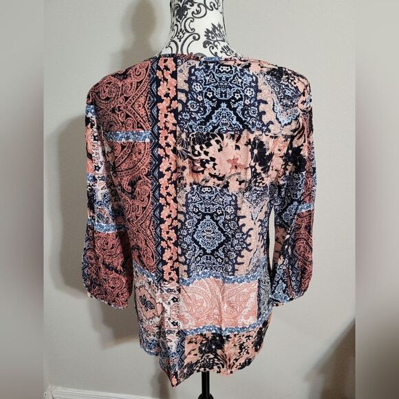Crosby woman's multicolored medium boho top - Picture 3 of 6